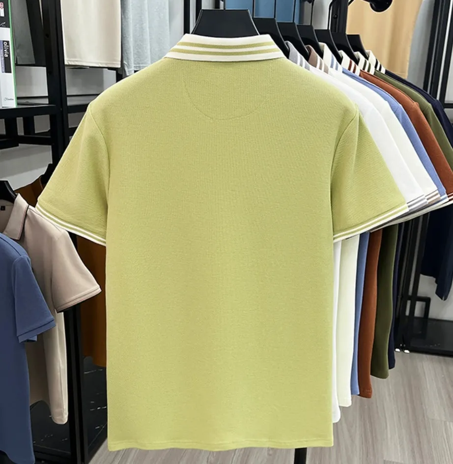 P140 26 Quality POLO ， Quality ， Breathable ， LOGO， ⚡️ T ⚡️ ， ！Sizes：M-4XL（ 210 、 。